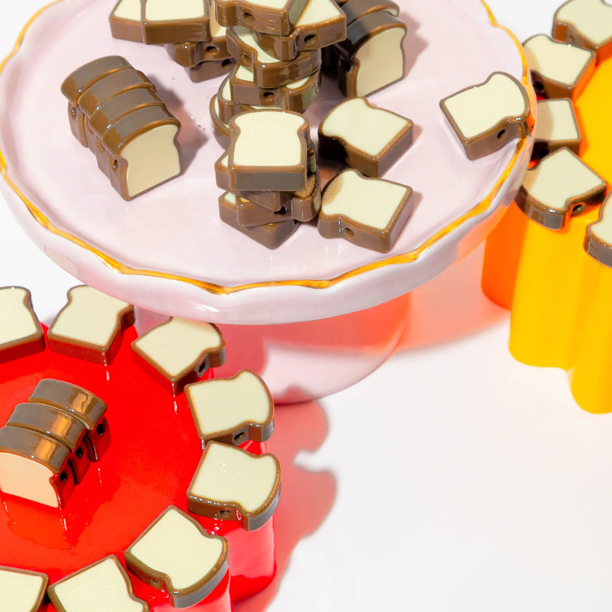 Bread Beads for Kandi Bracelets, Friendship Jewelry and Craft Projects in 5, 10, 20 or Single-Bead Packs