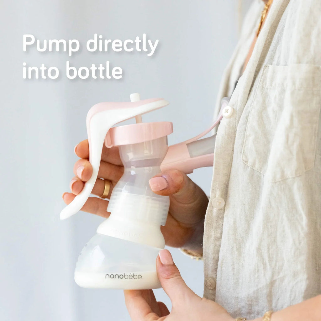 Breastmilk Bottle Starter Set with Four 5 oz Stackable Bottles and a Non-Electric Warming Bowl