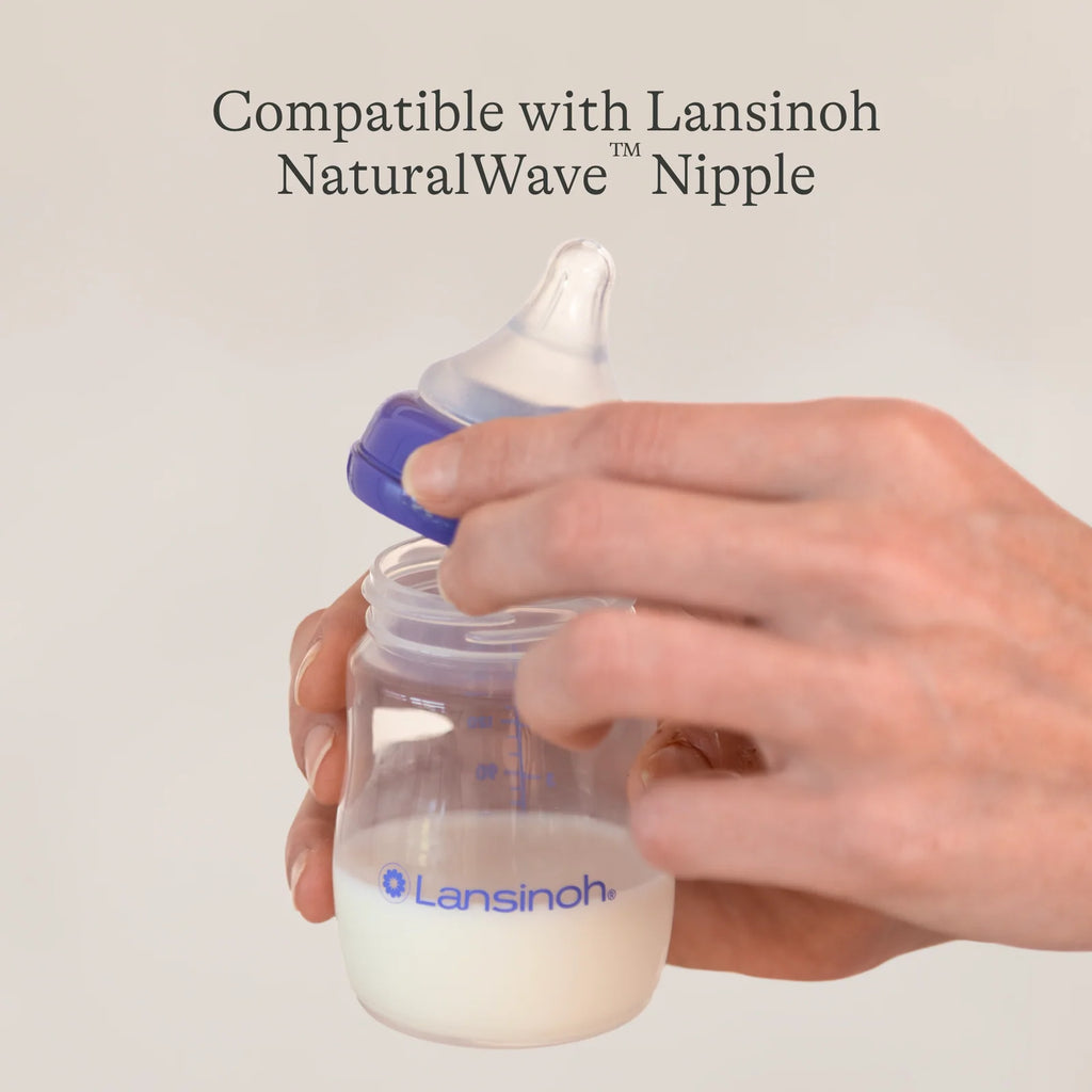 Breastmilk Storage Bottles in a 4-Pack of 5 oz Wide-Neck Bottles