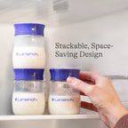 Breastmilk Storage Bottles in a 4-Pack of 5 oz Wide-Neck Bottles