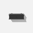 Brixton Railing Planter for Windows and Balconies, Modern Geometric Design in Black, Gray, or White