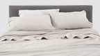 Brushed Cotton Flannel Fitted Sheet in Multiple Bedding Sizes and Calm Bedroom Colours · 100% brushed cotton flannel