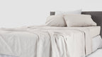 Brushed Cotton Flannel Fitted Sheet in Multiple Bedding Sizes and Calm Bedroom Colours · 100% brushed cotton flannel