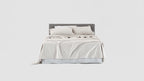 Brushed Cotton Flannel Fitted Sheet in Multiple Bedding Sizes and Calm Bedroom Colours · 100% brushed cotton flannel