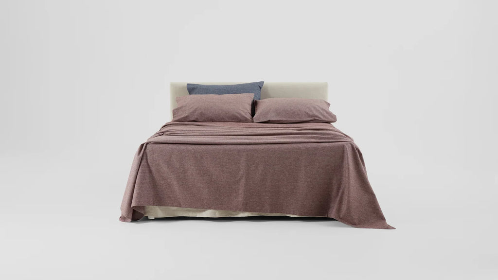 Brushed Cotton Flannel Fitted Sheet in Multiple Bedding Sizes and Calm Bedroom Colours · 100% brushed cotton flannel