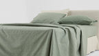 Brushed Cotton Flannel Fitted Sheet in Multiple Bedding Sizes and Calm Bedroom Colours · 100% brushed cotton flannel