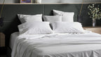 Brushed Cotton Flannel Fitted Sheet in Multiple Bedding Sizes and Calm Bedroom Colours · 100% brushed cotton flannel