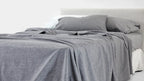 Brushed Cotton Flannel Fitted Sheet in Multiple Bedding Sizes and Calm Bedroom Colours · 100% brushed cotton flannel