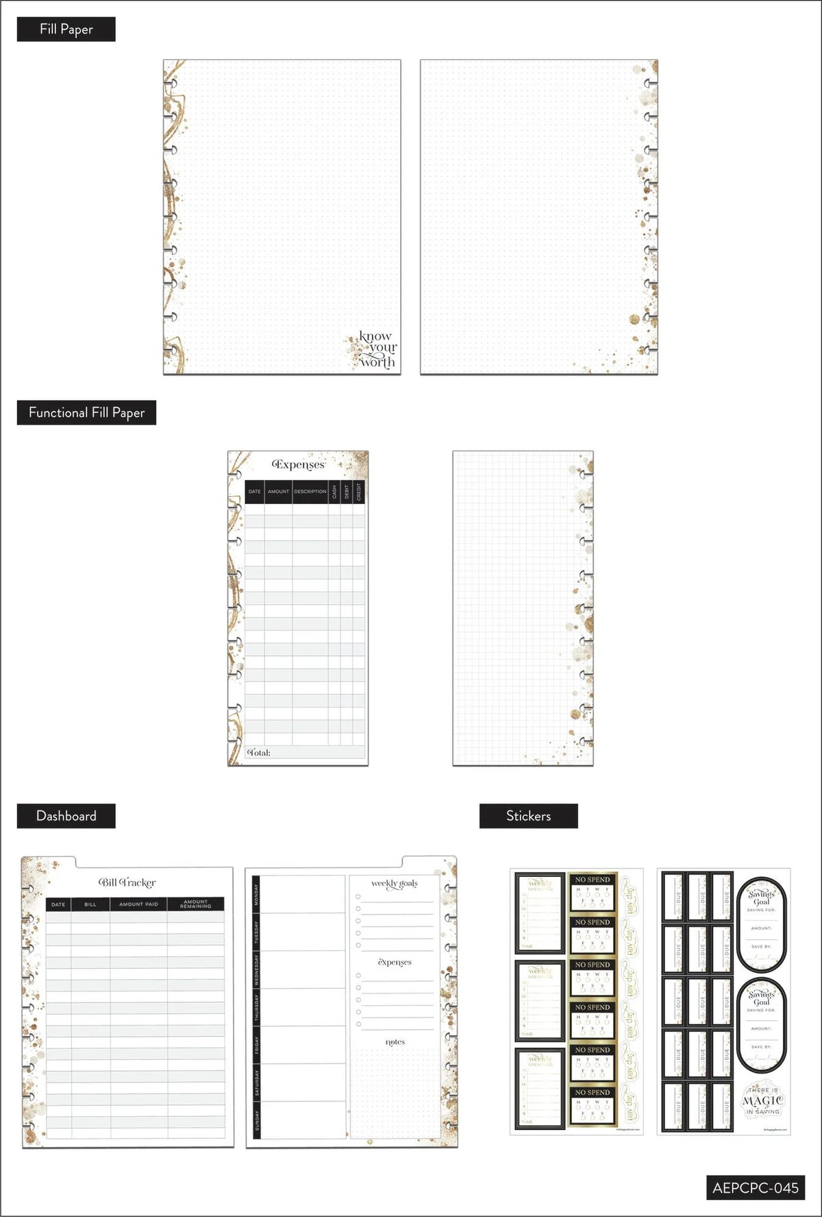 Budget Planner Companion Pack