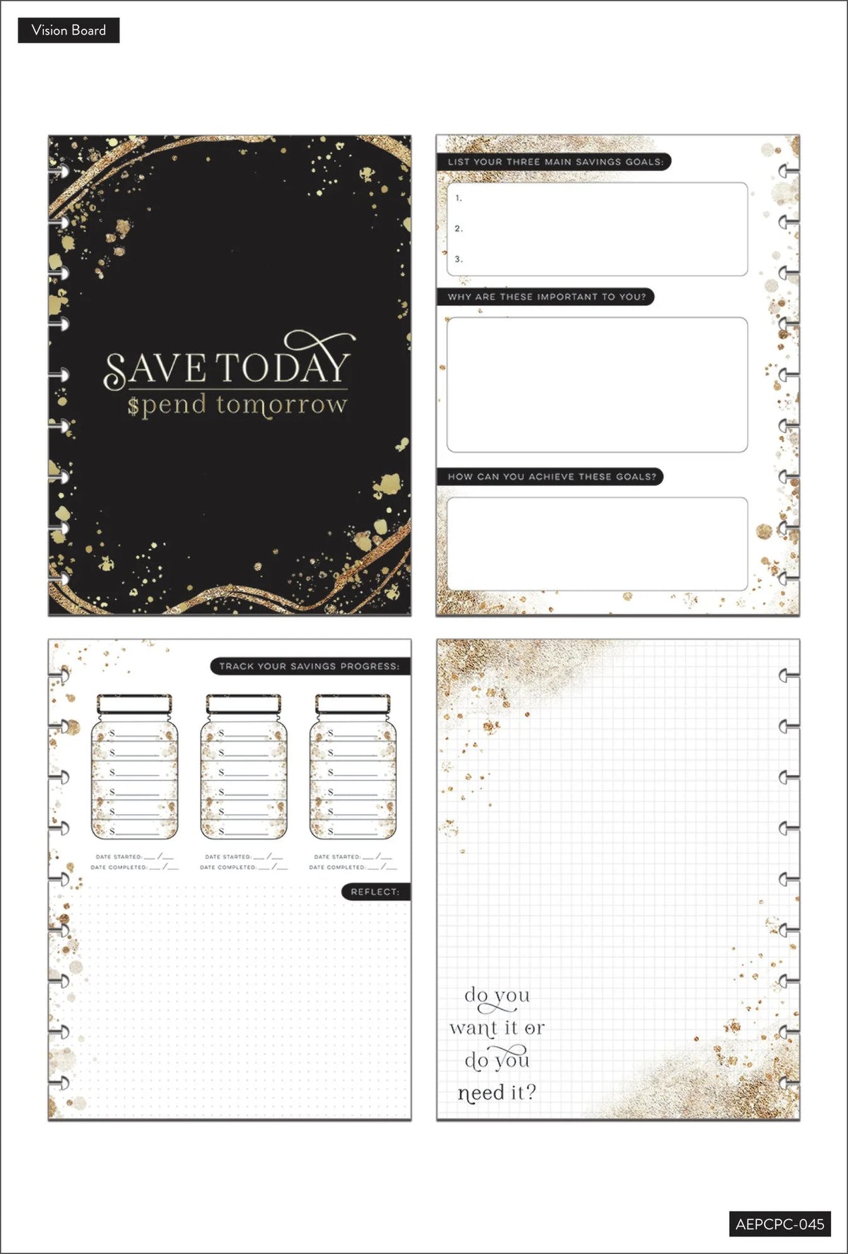 Budget Planner Companion Pack