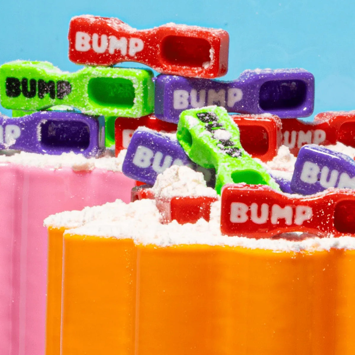 Bump Spoon Beads for Kandi and Friendship Bracelets, Handmade Plastic Charms with a Smooth Shiny Finish