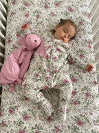 Bunny Lovey in Bamboo Viscose, Combining a Cuddly Rabbit and Security Blanket for Comfort at Cuddle Time