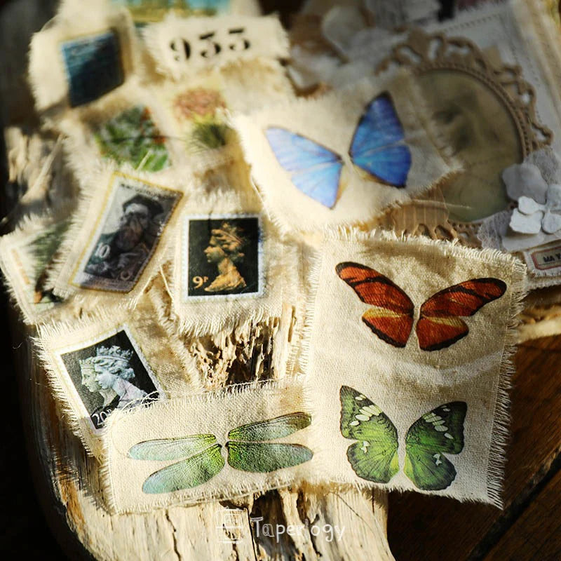 Butterfly Rub-on Stickers in a Three-Sheet Pack for Adding Decorative Motifs to Creative Craft Projects