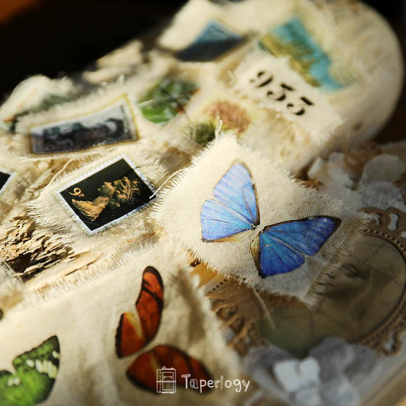 Butterfly Rub-on Stickers in a Three-Sheet Pack for Adding Decorative Motifs to Creative Craft Projects