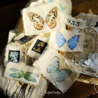 Butterfly Rub-on Stickers in a Three-Sheet Pack for Adding Decorative Motifs to Creative Craft Projects