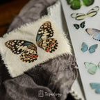 Butterfly Rub-on Stickers in a Three-Sheet Pack for Adding Decorative Motifs to Creative Craft Projects