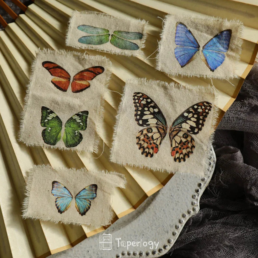 Butterfly Rub-on Stickers in a Three-Sheet Pack for Adding Decorative Motifs to Creative Craft Projects