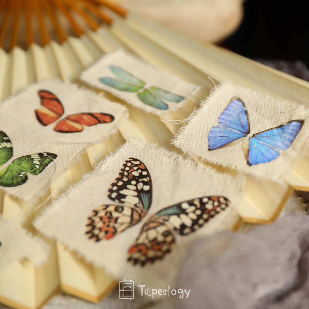 Butterfly Rub-on Stickers in a Three-Sheet Pack for Adding Decorative Motifs to Creative Craft Projects