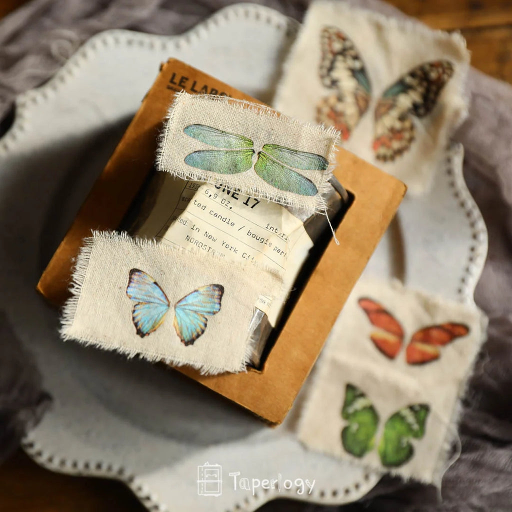 Butterfly Rub-on Stickers in a Three-Sheet Pack for Adding Decorative Motifs to Creative Craft Projects