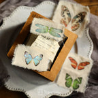 Butterfly Rub-on Stickers in a Three-Sheet Pack for Adding Decorative Motifs to Creative Craft Projects
