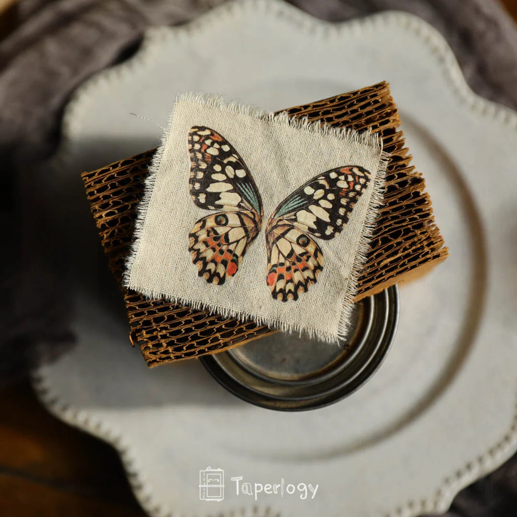 Butterfly Rub-on Stickers in a Three-Sheet Pack for Adding Decorative Motifs to Creative Craft Projects