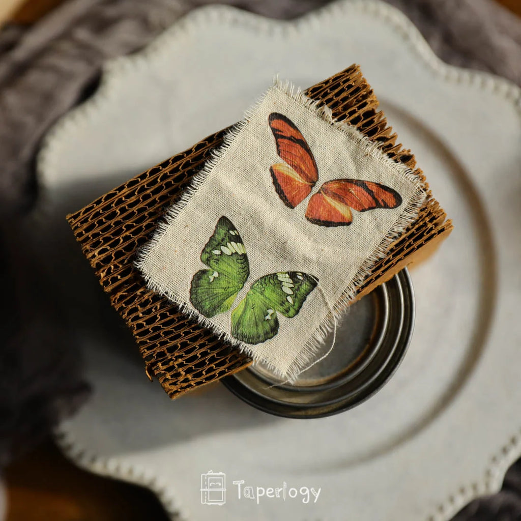 Butterfly Rub-on Stickers in a Three-Sheet Pack for Adding Decorative Motifs to Creative Craft Projects