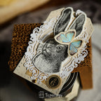 Butterfly Rub-on Stickers in a Three-Sheet Pack for Adding Decorative Motifs to Creative Craft Projects