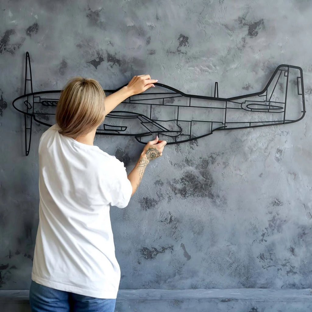 C-17 Globemaster III Metal Wall Art in Five Sizes for Aviation, Hangar, Office, or Room Decor