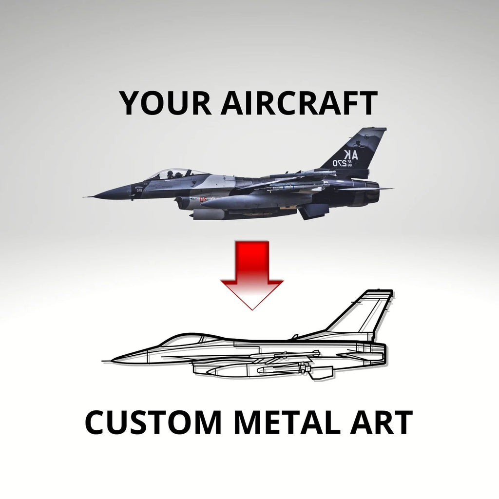 C-17 Globemaster III Metal Wall Art in Five Sizes for Aviation, Hangar, Office, or Room Decor