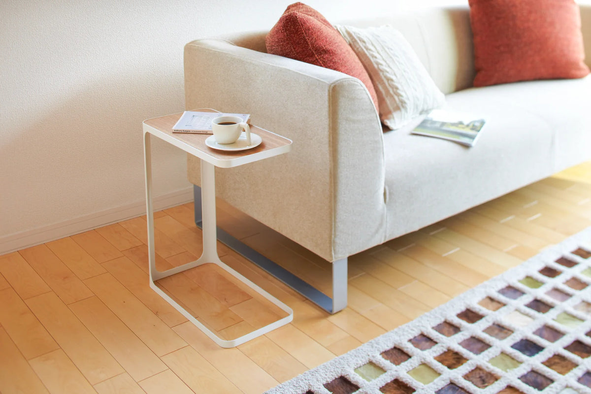 C Shaped End Table