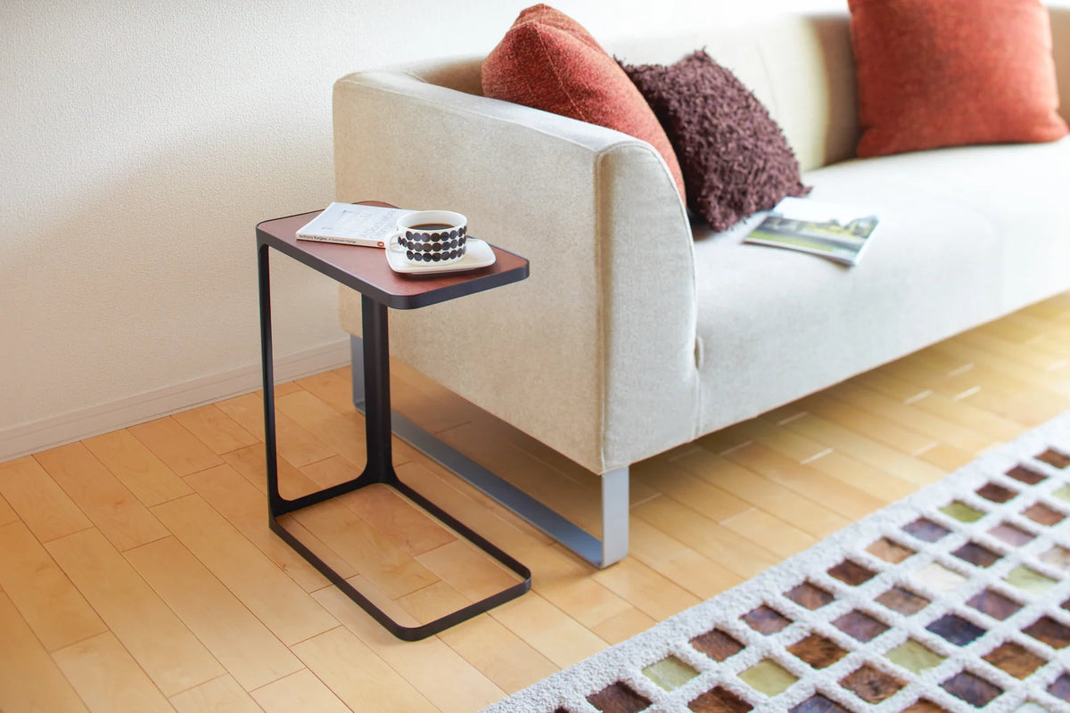 C Shaped End Table