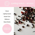 Caffeine-Free Hibiscus Tea Bags in Mini Tubes