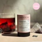 Caffeine-Free Hibiscus Tea Bags in Mini Tubes