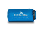Camping Blanket with 650 Fill Power Down, 35°F Warmth, Poncho Snaps and Compact Stuff Sack