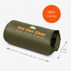 Camping Blanket with 650 Fill Power Down, 35°F Warmth, Poncho Snaps and Compact Stuff Sack