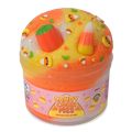 Candy Corn Snow Fizz Slime