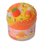Candy Corn Snow Fizz Slime