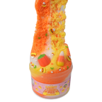 Candy Corn Snow Fizz Slime