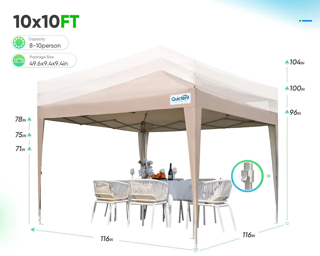 Canopy Tent 10' x 10' Pop Up Shelter