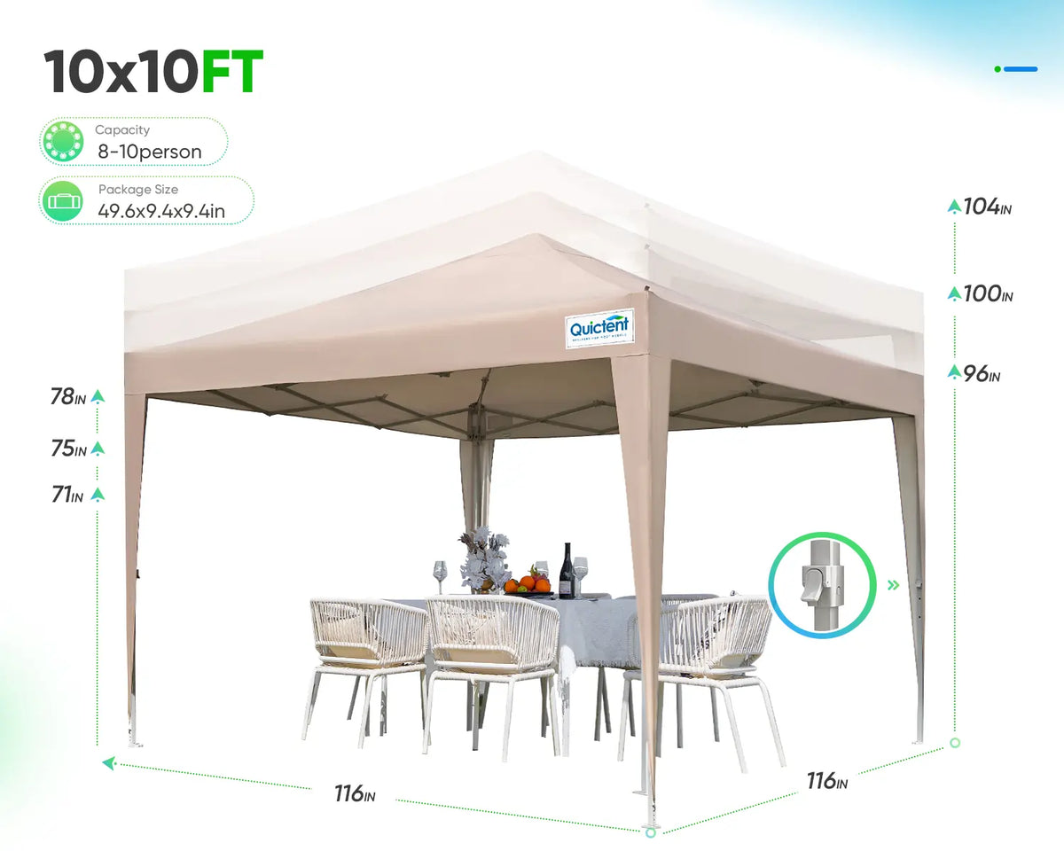 Canopy Tent 10' x 10' Pop Up Shelter