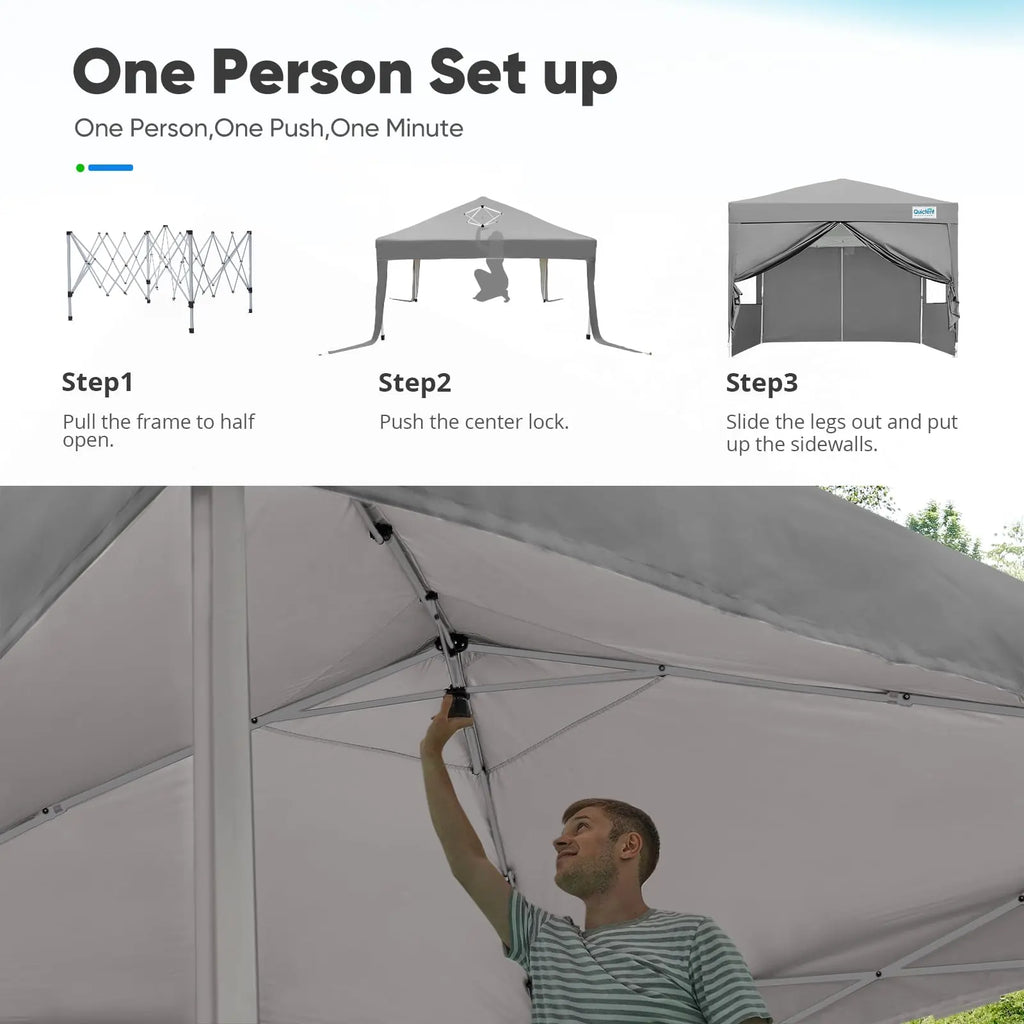 Canopy Tent 10' x 10' Pop Up Shelter