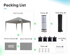 Canopy Tent 10' x 10' Pop Up Shelter