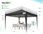 Canopy Tent 10' x 10' Pop Up Shelter