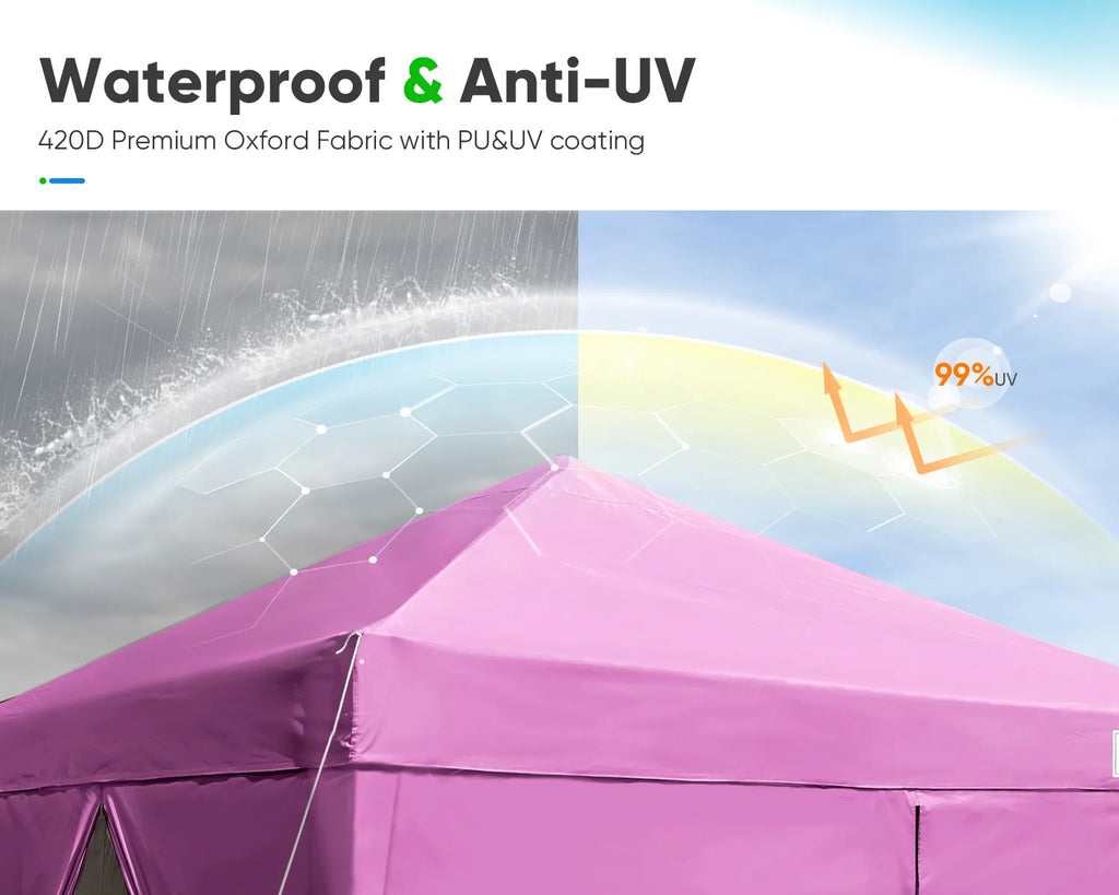Canopy Tent 10' x 10' Pop Up Shelter