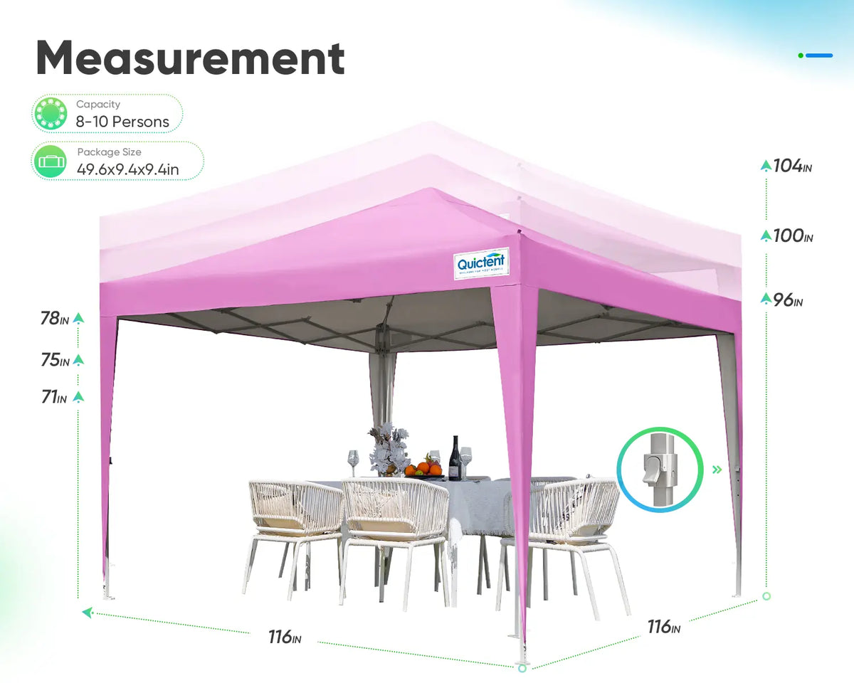 Canopy Tent 10' x 10' Pop Up Shelter