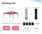 Canopy Tent 10' x 10' Pop Up Shelter