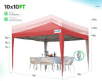 Canopy Tent 10' x 10' Pop Up Shelter