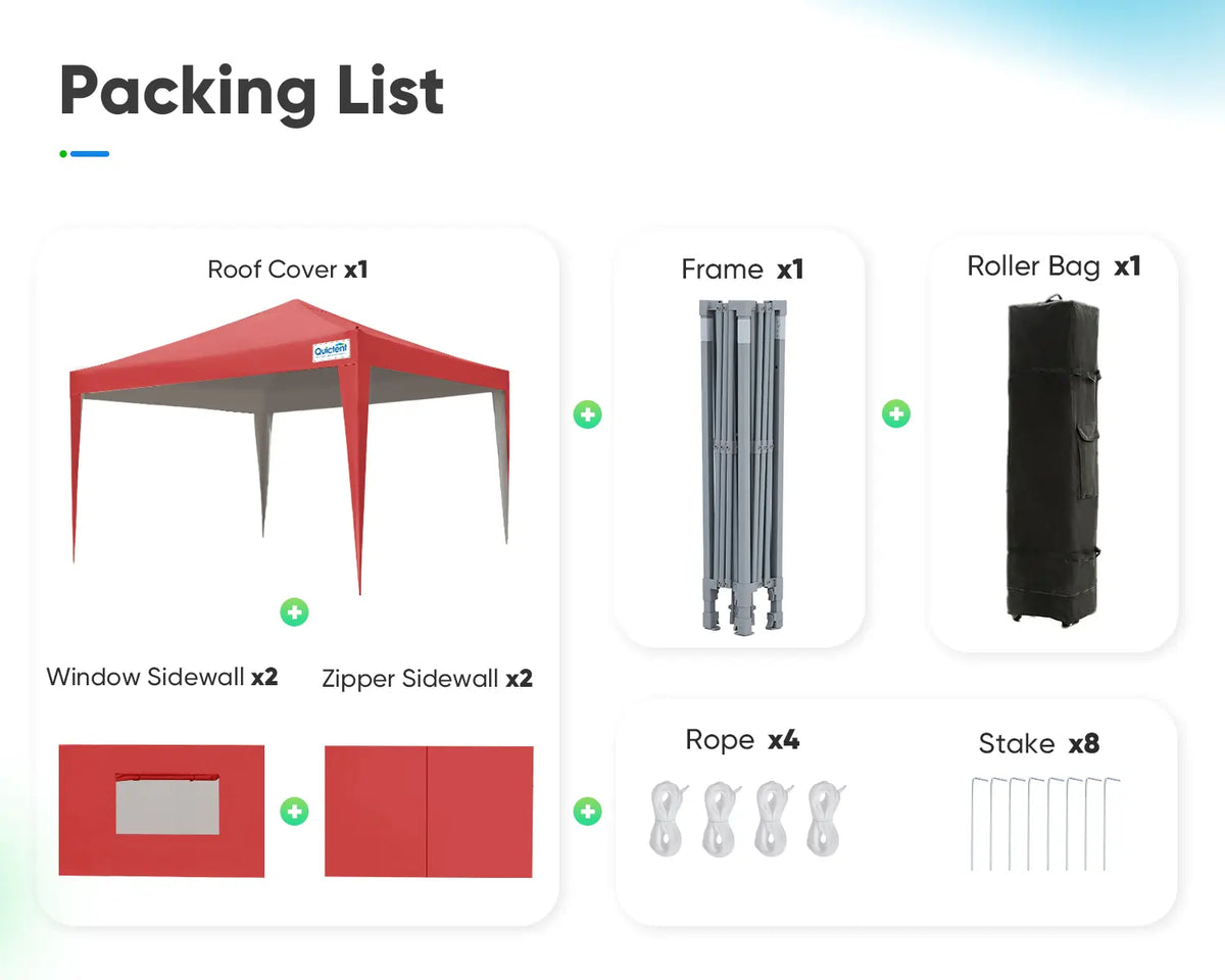 Canopy Tent 10' x 10' Pop Up Shelter
