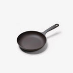 Cast Iron Chef Skillet for Morning Eggs, 7.5-Inch Preseasoned Pan with a Smooth Surface and Curved Sides