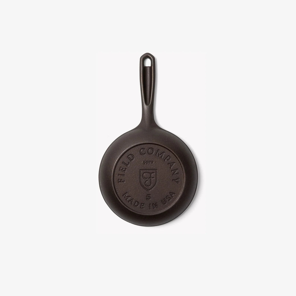 Cast Iron Chef Skillet for Morning Eggs, 7.5-Inch Preseasoned Pan with a Smooth Surface and Curved Sides